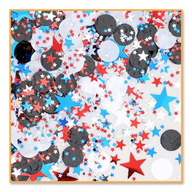 Beistle CN088 Soccer Star Confetti, multi-color