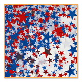 Beistle CN135 Red, White & Blue Stars Confetti