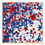 Beistle CN135 Red, White & Blue Stars Confetti, Price/? Oz/Package