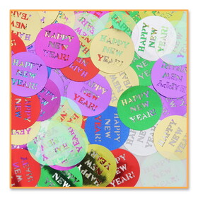 Beistle CN177 New Year's Party Confetti, multi-color
