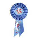 Beistle RS045 1st Place Rosette, 3¼