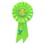 Beistle RS054B My 4th Birthday Rosette, blue, 3&#188;" x 6&#189;"