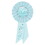 Beistle RS553B Mom To Be Rosette, blue, 3&#188;" x 6&#189;"