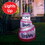 Beistle S100476 Jumbo Happy Birthday Cake Inflatable, indoor & outdoor use, 5' 10" x 3' 2"