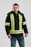 Berne Apparel HVNCH03 Safety Striped Arctic Insulated Chore Coat