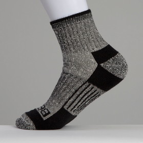 Berne Apparel SK108 Wool-Blend Comfort Quarter Socks, 3-Pack