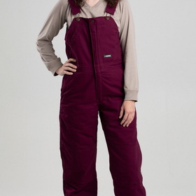 Berne Apparel WB515 Ladies Sanded Insulated Bib Overall - Quilt Lined