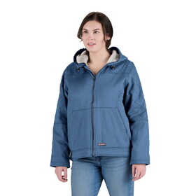 Berne Apparel WHJ48 Women's Sherpa-Lined Twill Hooded Work Jacket