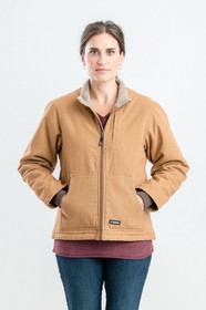 Berne Apparel WJ15 Women&#39;s Sherpa-Lined Softstone Duck Jacket