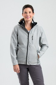 Berne Apparel WJS301 Women&#39;s Hooded Softshell Jacket