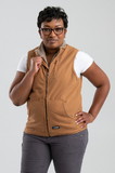 Berne Apparel WV15 Women's Sherpa-Lined Softstone Duck Vest