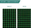 Muka 3 Pcs Personalized Grid Garden Decorative Flags, Double Sided Plaid Yard Flags for Decorating, 12" X 18"
