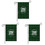 Muka 3 Pcs Personalized Grid Garden Decorative Flags, Double Sided Plaid Yard Flags for Decorating, 12" X 18"