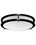 Cyber Tech Lighting C15SAT/BL-LED 12" 15W LED Saturn Ceiling Fixture Black Finish, Opal Lens 2700K, 3000K, 3500K, 4000K, 5000K