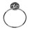 Better Home Products 0404CH Fisherman's Wharf Towel Ring, Chrome