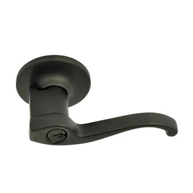 Better Home Products Pacific Heights Lever, Keyed Entry, Matte Black