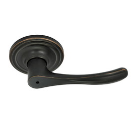 Better Home Products Sea Cliff Lever, Privacy Bed Bath, Dark Bronze