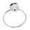 Better Home Products 2504 Twin Peaks Towel Ring, Chrome