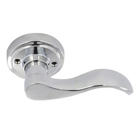 Better Home Products Twin Peaks Lever, Dummy, Chrome