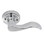 Better Home Products 55915SNRT Twin Peaks Lever, Satin Nickel, Right