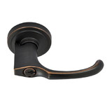 Better Home Products Diamond Heights Lever, Keyed Entry, Dark Bronze