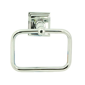 Better Home Products Union Square Towel Ring, Chrome