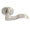 Better Home Products 55115SN Twin Peaks Lever, Satin Nickel