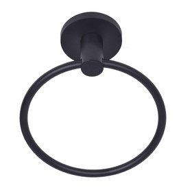 Better Home Products Park Presidio Towel Ring, Matte Black