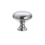 Better Home Products Oval Knob, Chrome