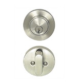 Better Home Products Fisherman's Wharf Lever, Low Profile Deadbolt, Satin Nickel