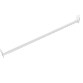 Better Home Products Steel Adjustable Closet Rod - White Powder-Coated, White Powder Coated Steel