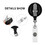 Muka 10 Pack Retractable ID Badge Reels, Plastic Badge Holders with Alligator Clip
