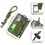 Muka 2 Packs Tactical Badge Holder ID Card Holder Adjustable Lanyard Hook & loop Patch Credit Card Oranizer