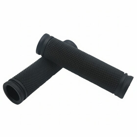 GOGO Rubber Bicycle Handlebar Grip Water Pattern Bike Grip Cover Non Slip Cycling Accessory Black Two Grips Per Set
