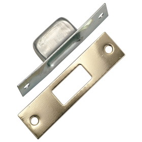 First Watch Security 1005 Security Strike and Box 1-1/4" x 4-7/8" Polished Brass Finish