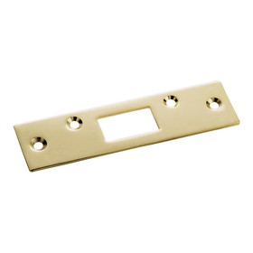 First Watch Security 1012 Security Strike 1-1/4" x 4-7/8" Polished Brass Finish
