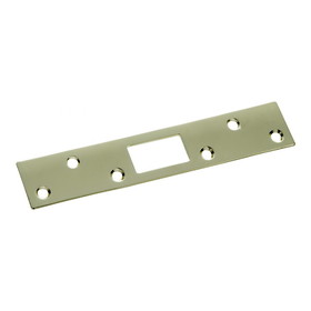 First Watch Security 1015 Security Strike 1-1/4" x 6" Polished Brass Finish