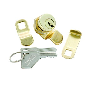 First Watch Security 1327 Mailbox Cam Lock Polished Brass Finish