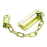 First Watch Security Chain Door Guard Polished Brass Finish