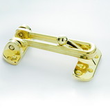 First Watch Security Swing Guard Polished Brass Finish