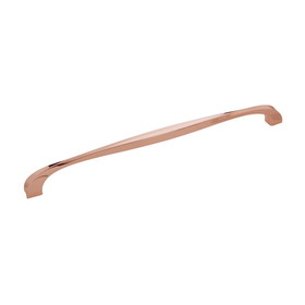 Hickory Hardware Twist Collection Pull 12 Inch Center to Center Polished Copper Finish