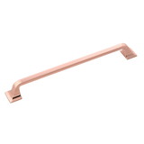Hickory Hardware Forge Collection Pull 8-13/16 Inch (224mm) Center to Center Polished Copper Finish