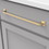 Hickory Hardware H076706-BGB Forge Collection Pull 12 Inch Center to Center Brushed Golden Brass Finish