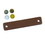 Hickory Hardware H077692BL-CHX Bradford Collection Adjustable Brown Leather Pull 3-3/4 Inch (96mm) Suggested Center to Center with Chrome and Antique Brass Finish Options