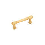 Hickory Hardware Piper Collection Pull 3 Inch Center to Center Brushed Golden Brass Finish