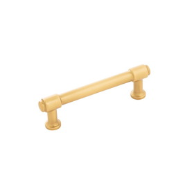 Hickory Hardware Piper Collection Pull 3-3/4 Inch (96mm) Center to Center Brushed Golden Brass Finish