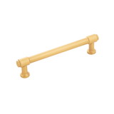 Hickory Hardware Piper Collection Pull 5-1/16 Inch (128mm) Center to Center Brushed Golden Brass Finish