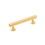 Hickory Hardware H077881BGB Woodward Collection Pull 3-3/4 Inch (96mm) Center to Center Brushed Golden Brass Finish