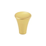 Hickory Hardware Maven Collection Knob 15/16 Inch Diameter Brushed Golden Brass Finish