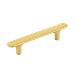 Hickory Hardware Maven Collection Pull 3-3/4 Inch (96mm) Center to Center Brushed Golden Brass Finish